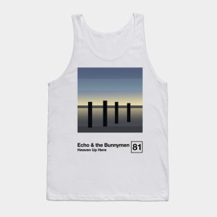 Echo & The Bunnymen / Minimalist Style Graphic Artwork Poster Design Tank Top